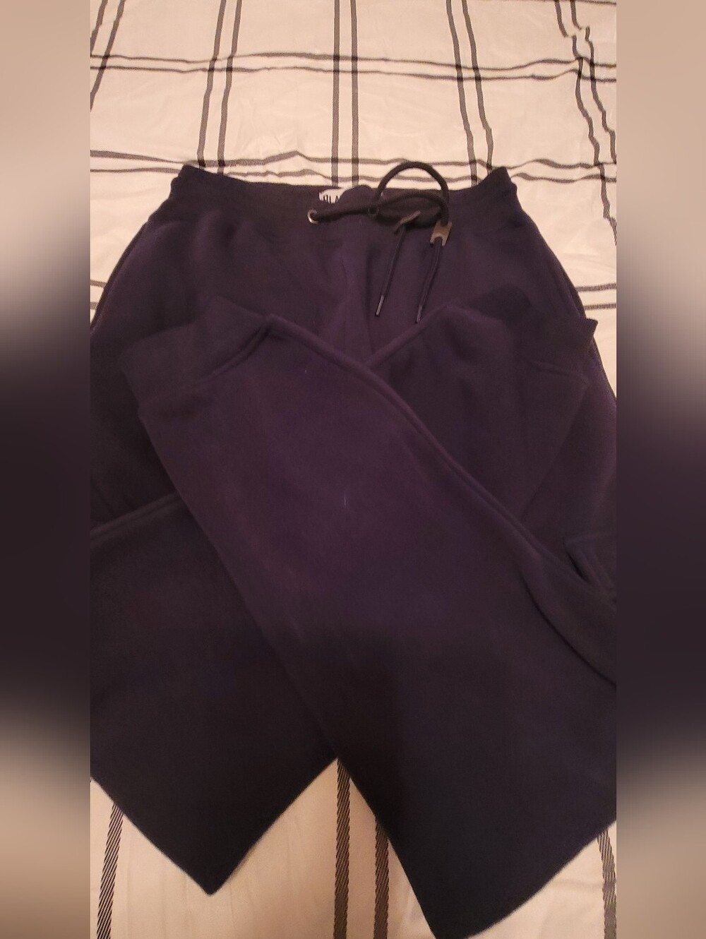 Unisex Navy Drawstring Sweatpants